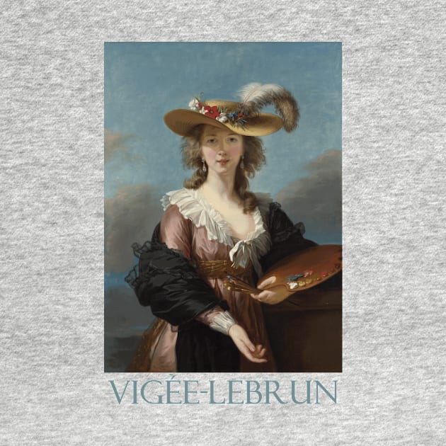 Self Portrait in a Straw Hat by Elisabeth Louise Vigée Le Brun by Naves